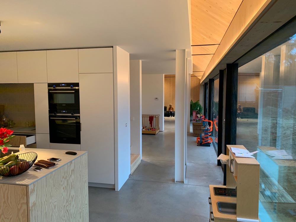 Maison à Meerhout isolée avec l'isolation du sol Eurofloor - interieur