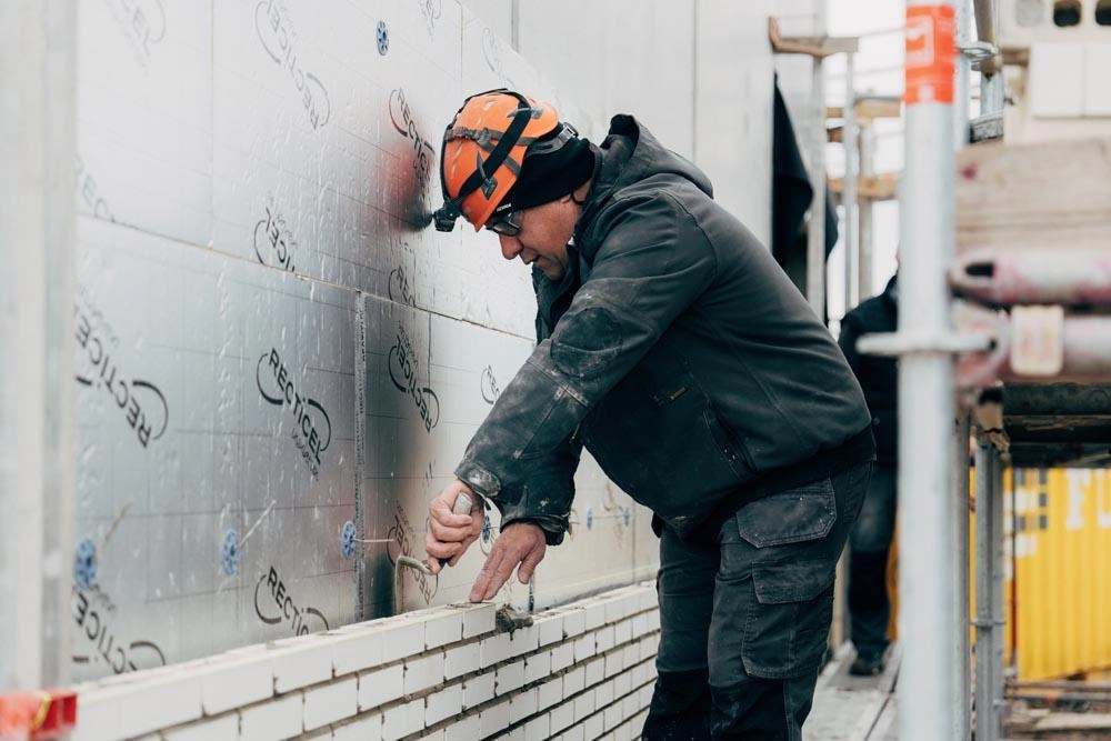 Projet Stekene Cultuurhuis avec Recticel Eurowall Impact isolation 7