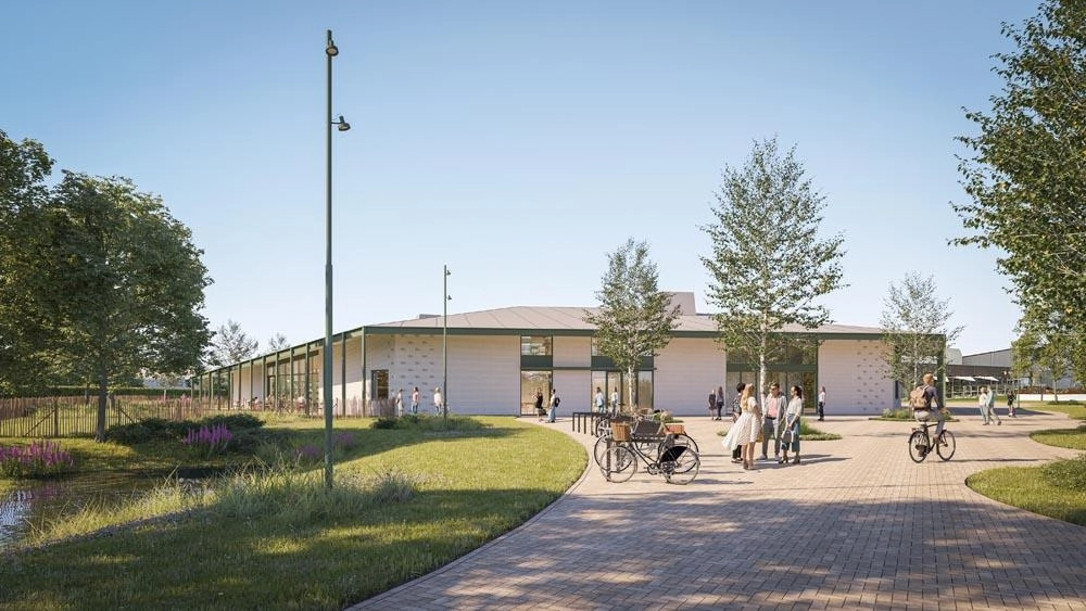 Projet Stekene Cultuurhuis avec Recticel Eurowall Impact isolation 1