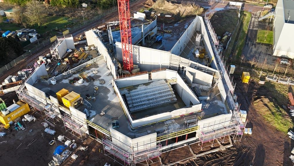 Projet Stekene Cultuurhuis avec Recticel Eurowall Impact isolation 4