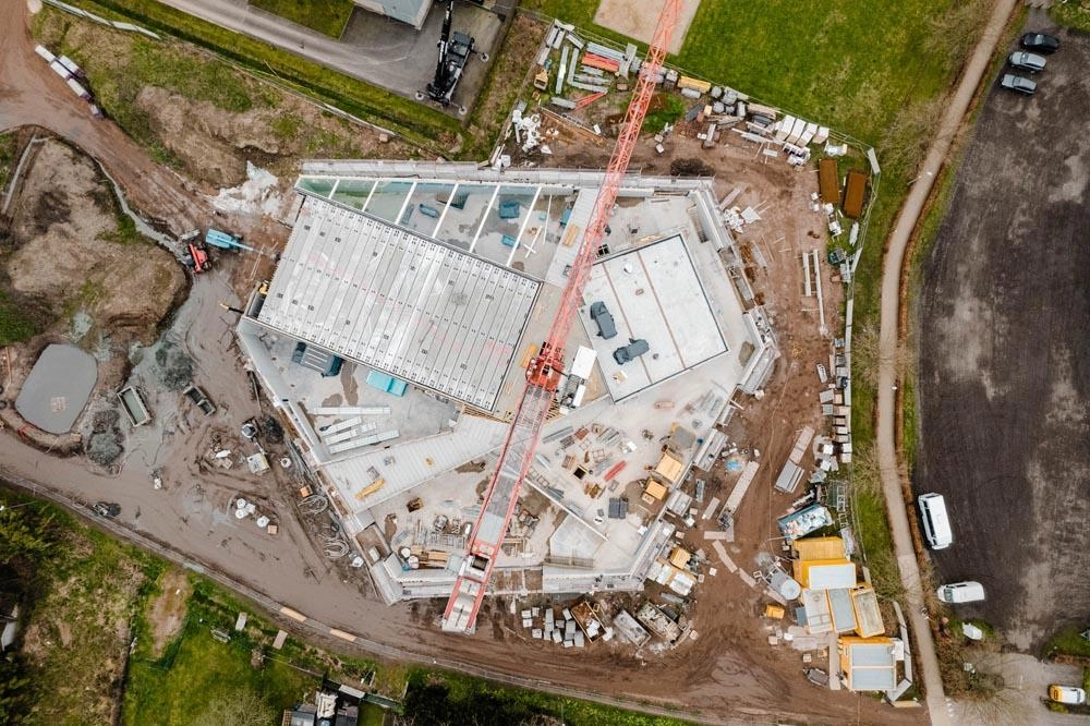 Projet Stekene Cultuurhuis avec Recticel Eurowall Impact isolation 6