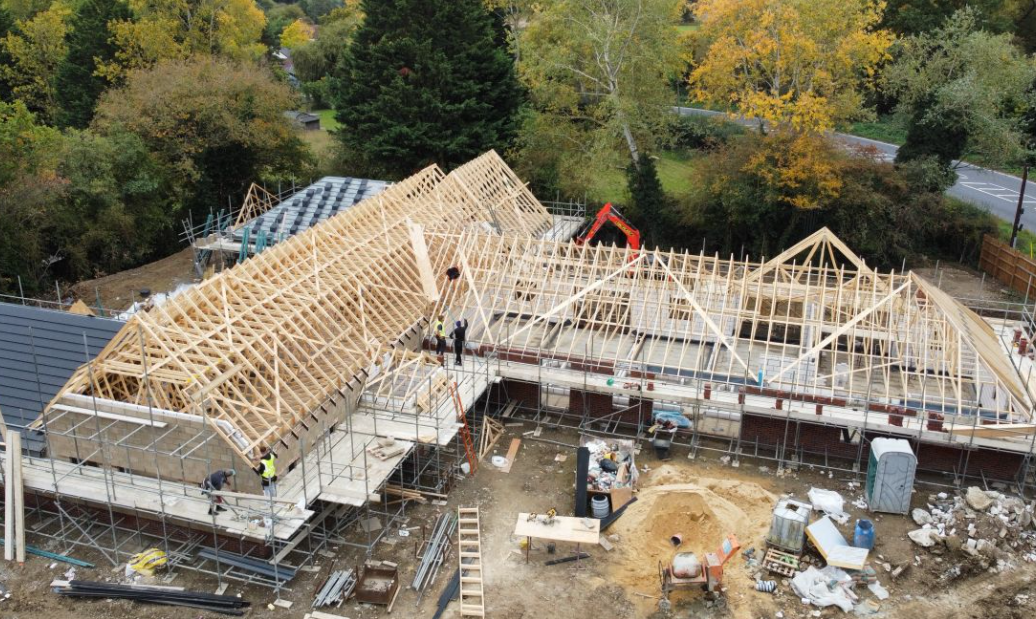 Drone shot of Tenpenny Hill