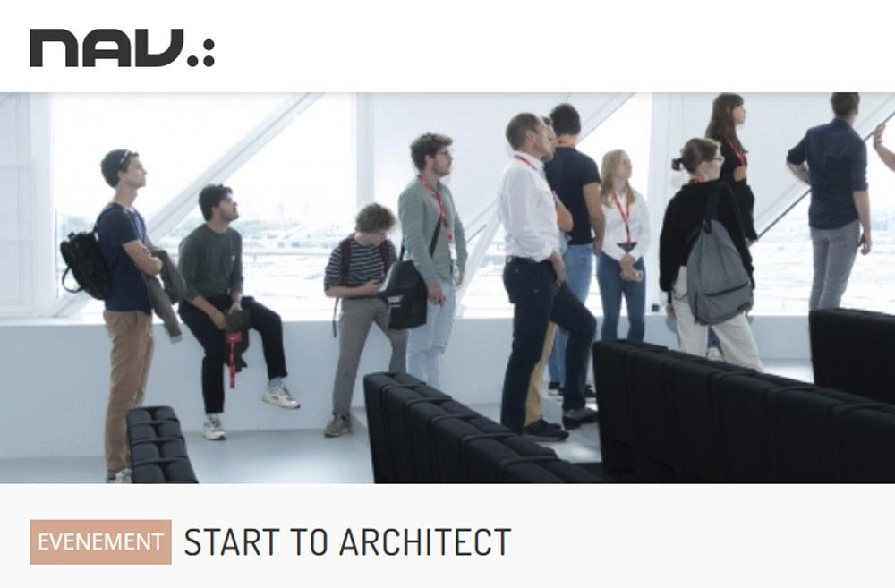 Schrijf in voor een inspiratiesessie 'Start to architect'