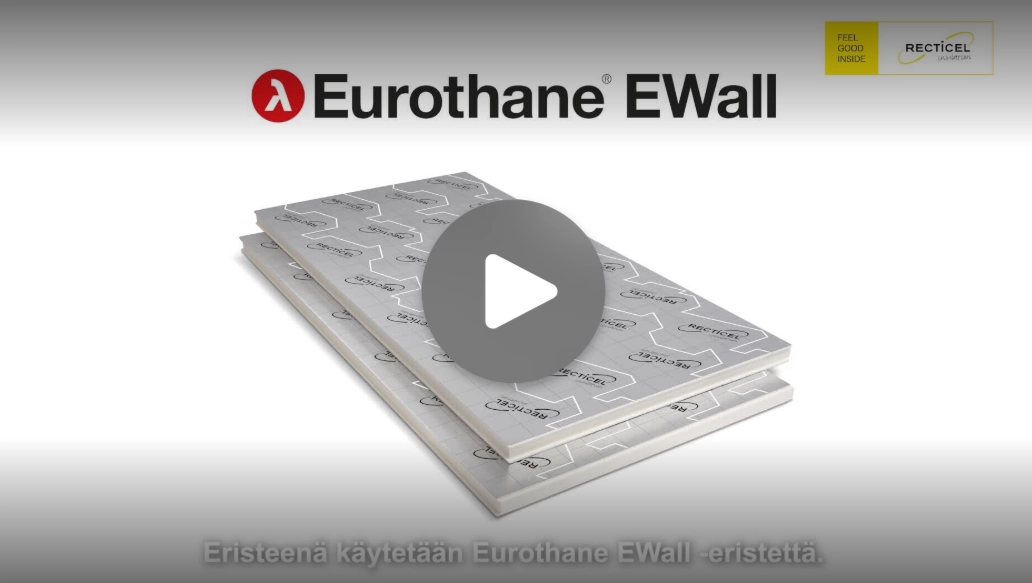  PIR-lisälämmöneristyksen asennus vanhaan purueristeiseen seinään (korjausrakentaminen) 