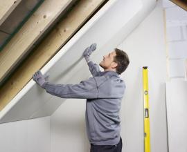 Recticel Insulation's Eurothane PL installation image in an loft ceiling application